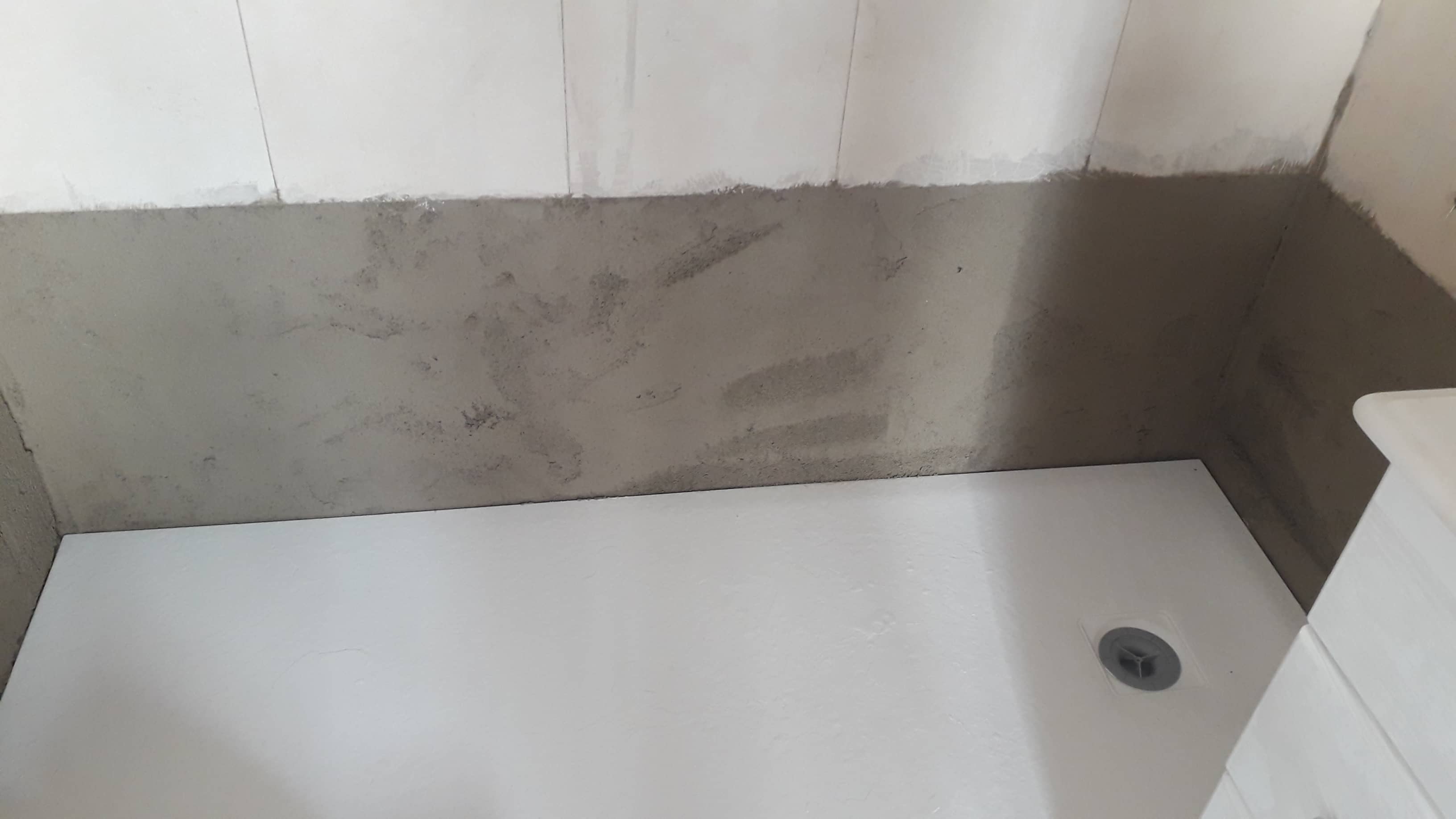 Instala&ccedil;&atilde;o de base de duche